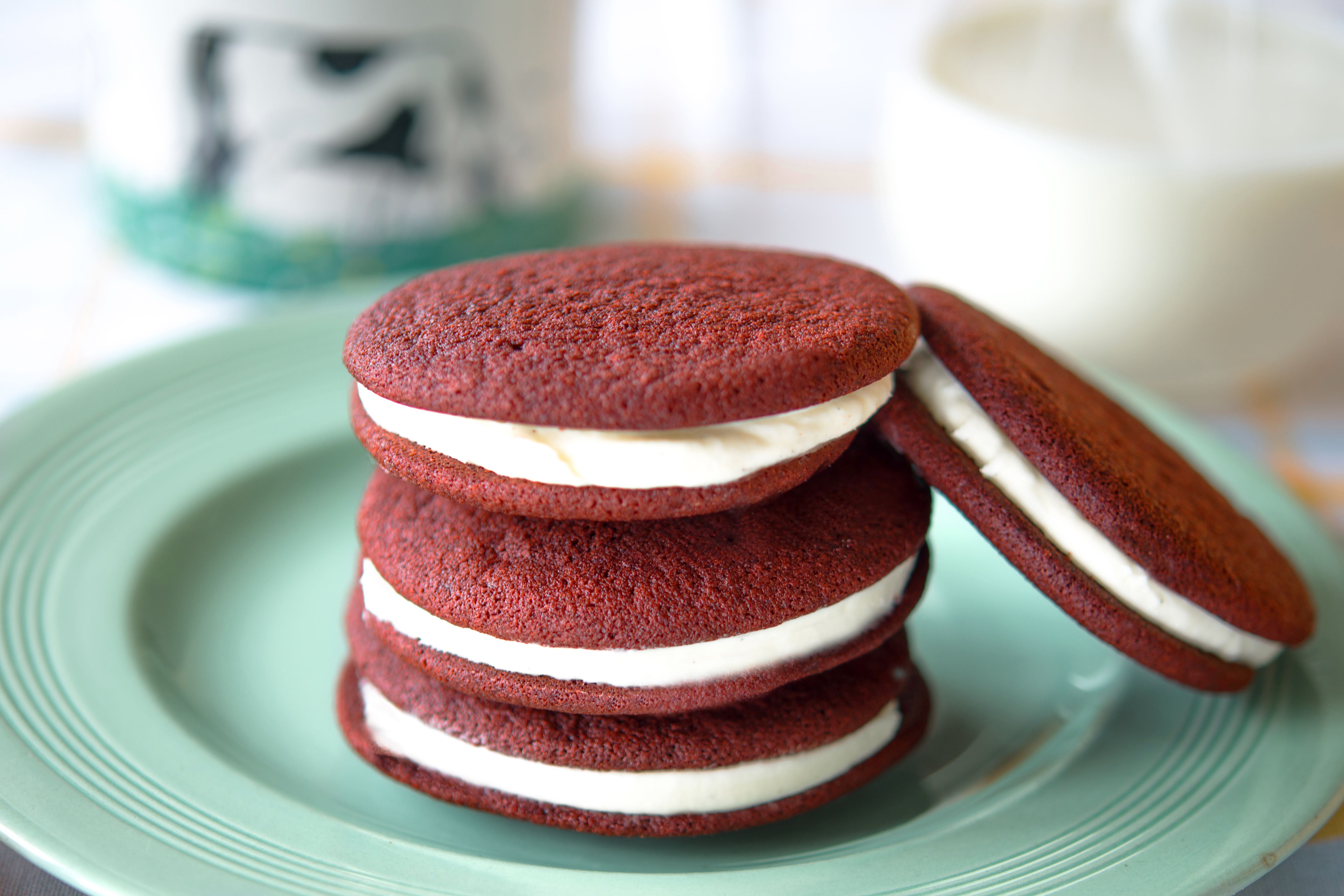 Red Velvet Sandwich Cookies