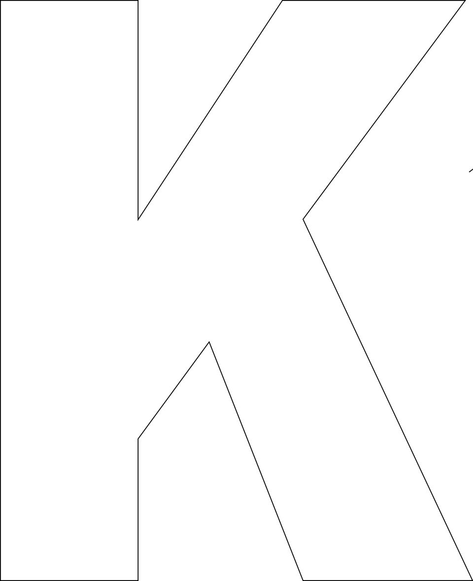 Printable Letter K Outline Printable World Holiday
