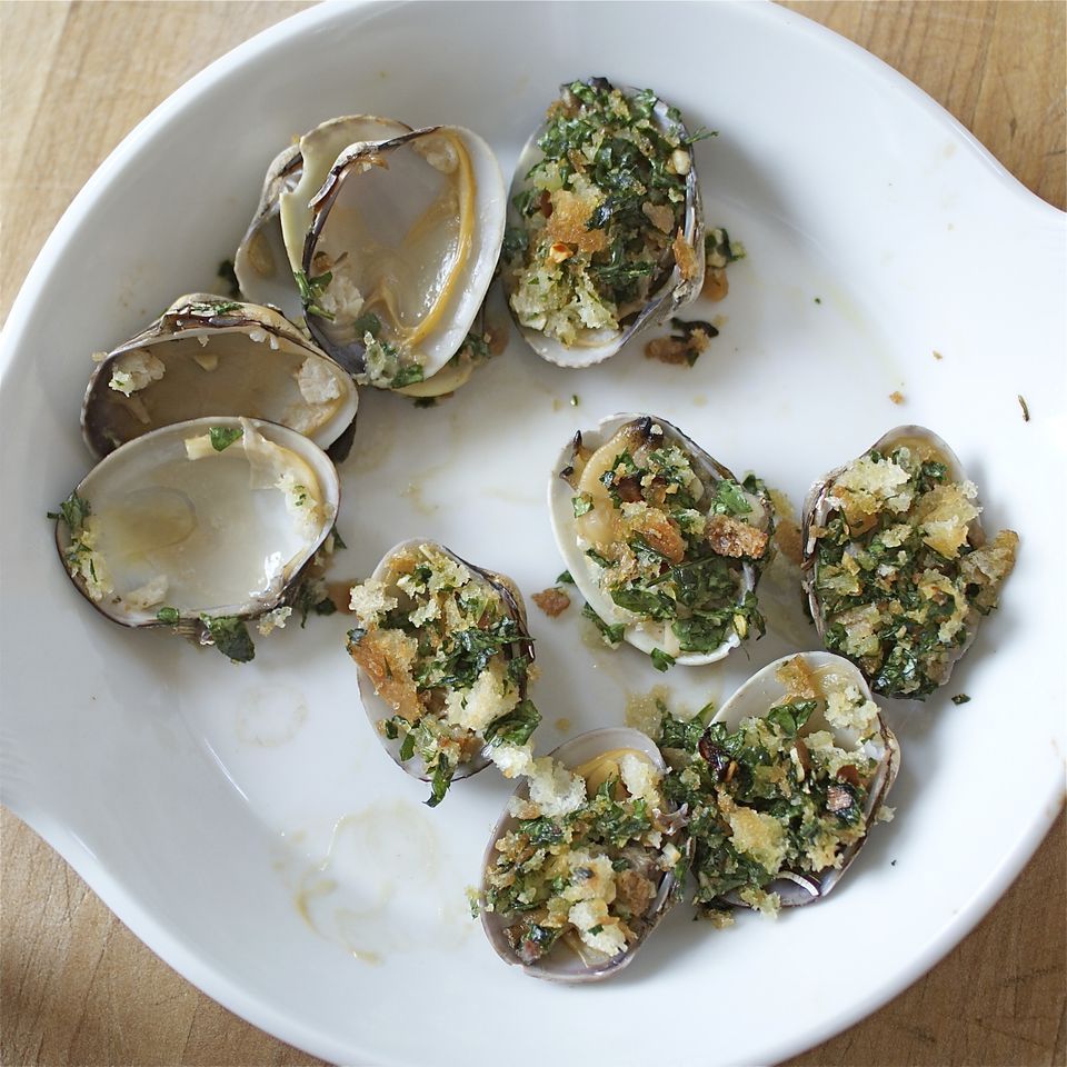 Baked Clams Recipe GarlicStuffed Clams