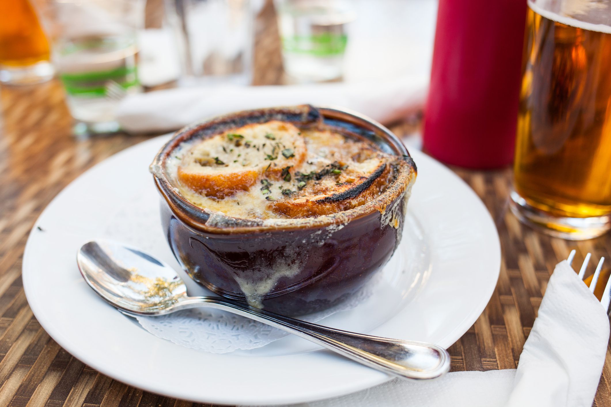 Gluten-Free Gratinéed French Onion Soup