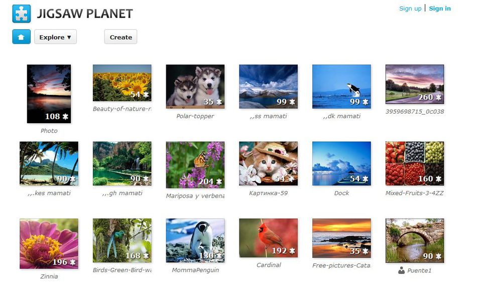jigsaw puzzle free online planet