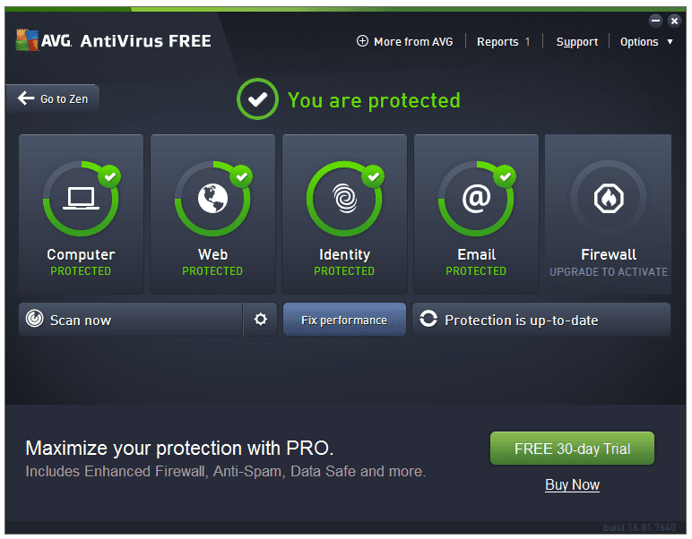 free version of advast antivirus for win 10