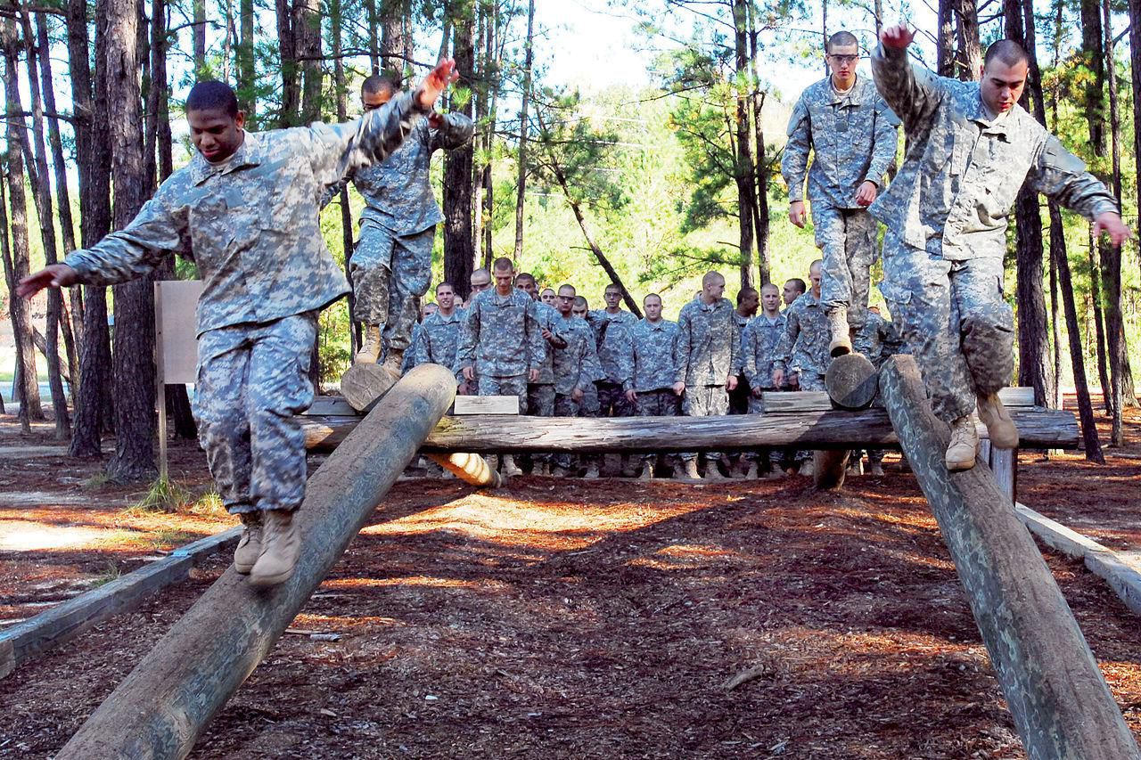 female recruit with infantry mos