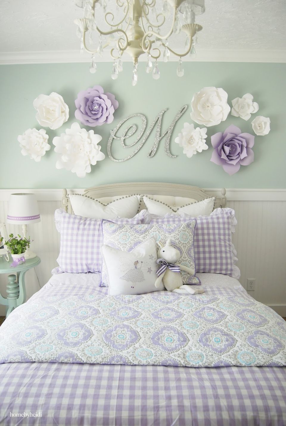 24 Wall Decor Ideas For Girls Rooms   Paper Flower Wall Decor 58c30c203df78c353c40a679 