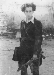 A picture of Abba Kovner, resistance leader of Vilna.