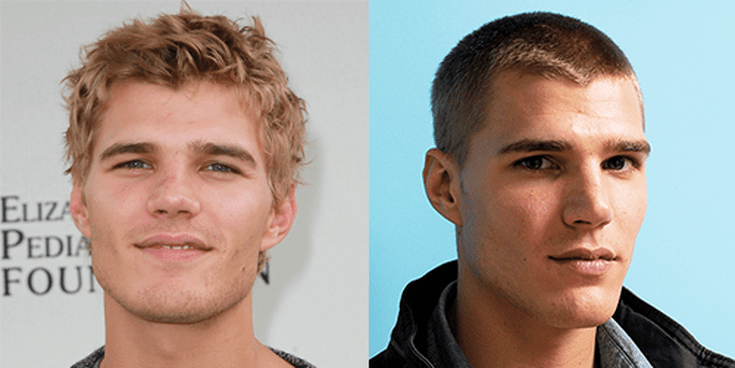 Pictures of Men's Haircuts Before and After