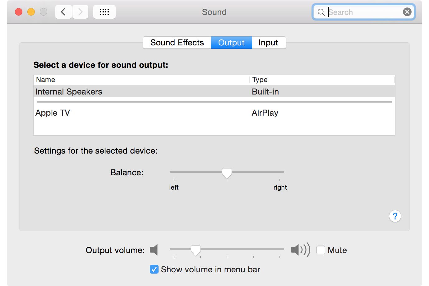 app specific volume control mac