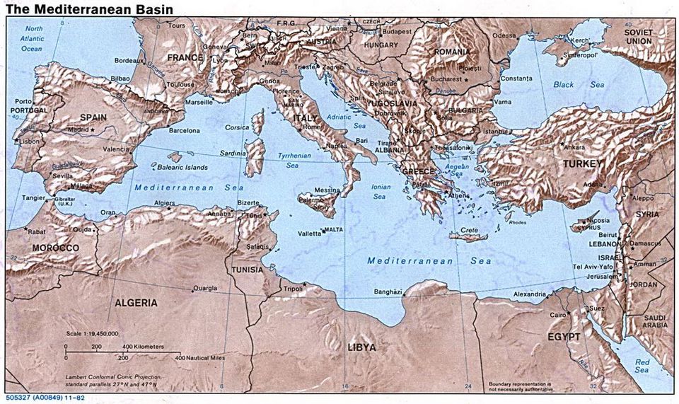 Use Maps to Plan a Mediterranean Cruise