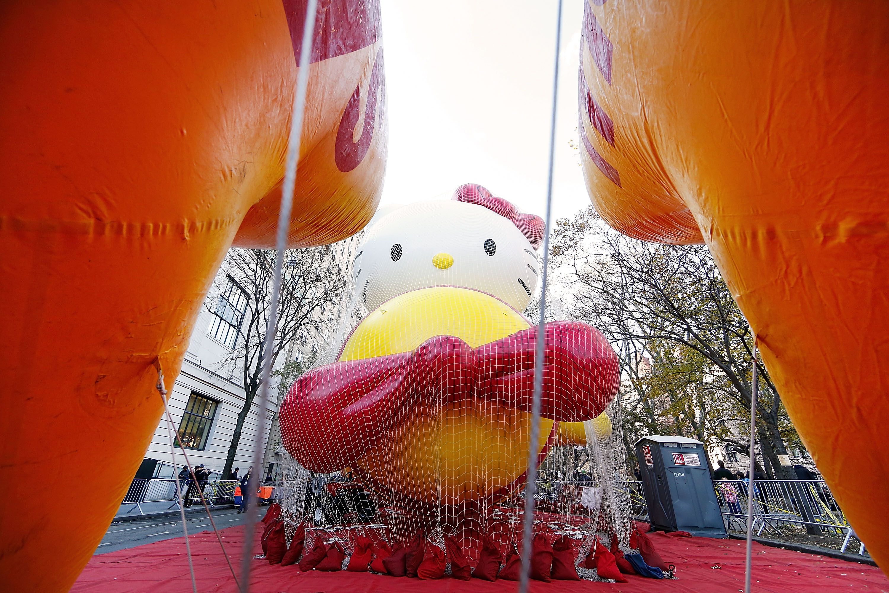 Macy's Thanksgiving Parade Balloon Inflation