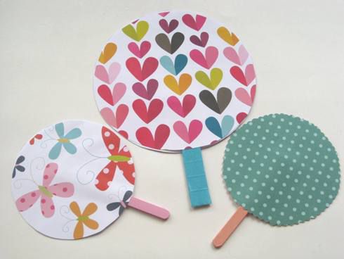 How to Make Easy Paper Fans with Kids