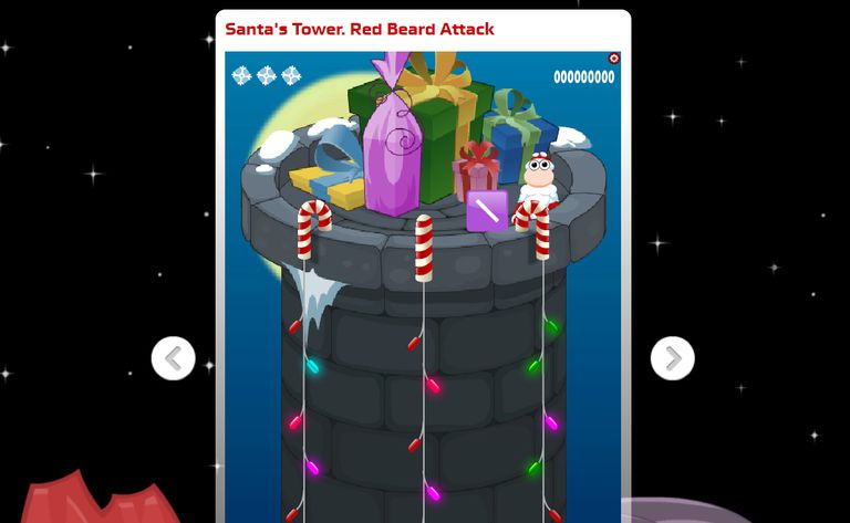 A screenshot of the game Santa's Tower