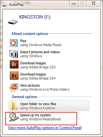 Аналог readyboost для windows 7