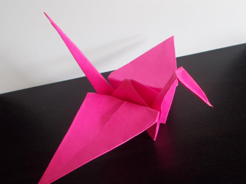 Traditional Origami Crane Instructions