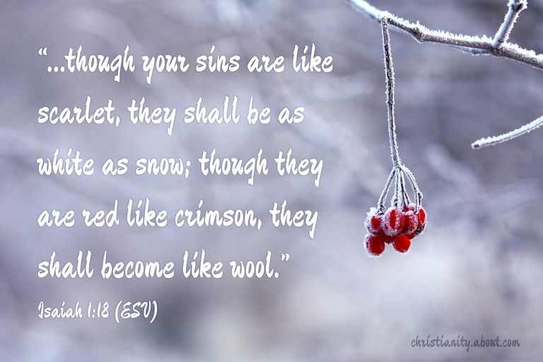 White as Snow - Isaiah 1:18 - Verse of the Day